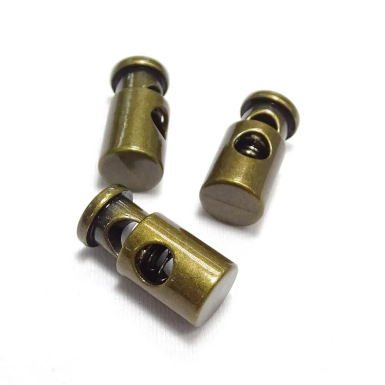 Популярный модный шнур, наконечник шнура из цинкового сплава, эластичный шнур с замком, пружинный шнур под заказ, Пробка шнура