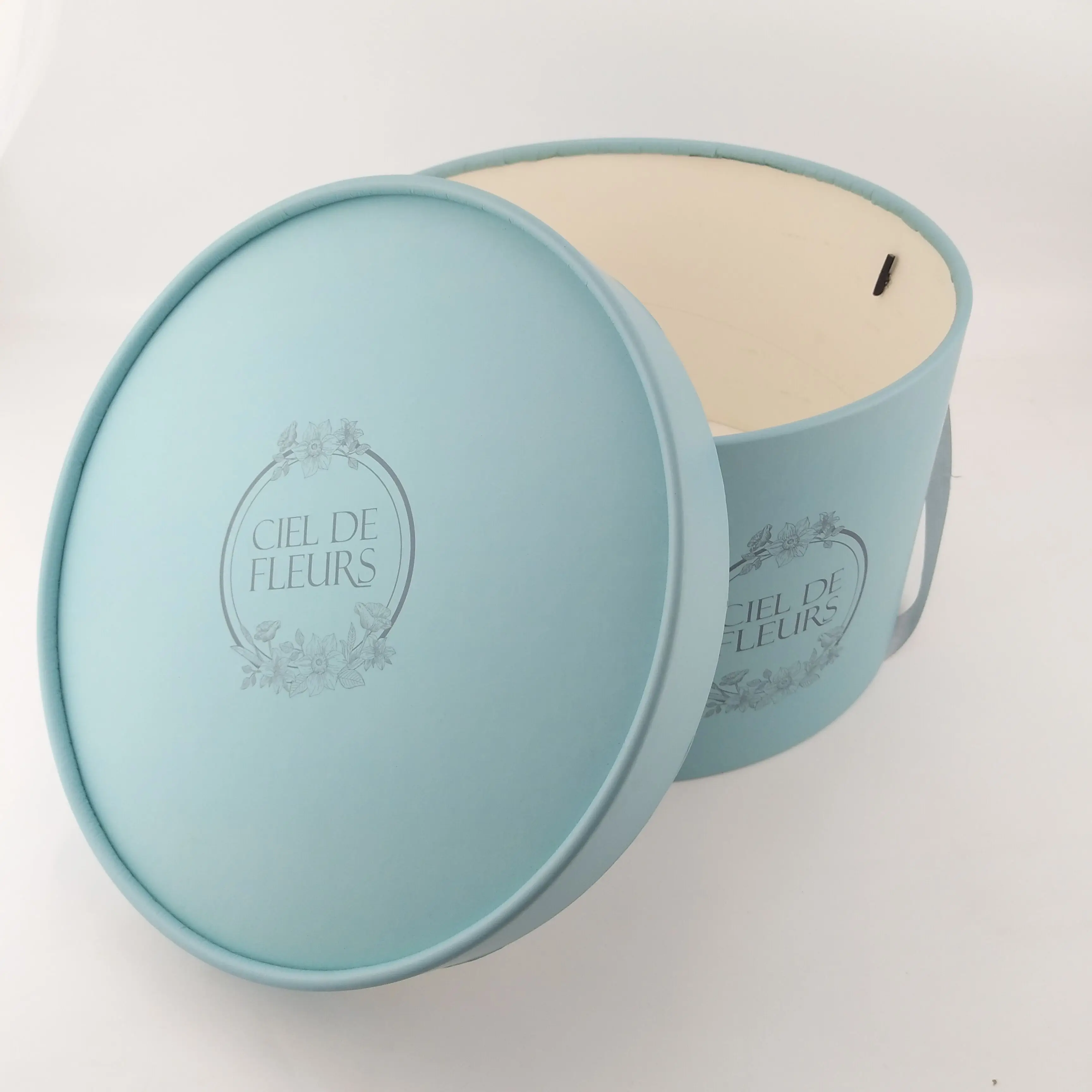 Luxury Custom Printing Cardboard Box Round Flower Boxes