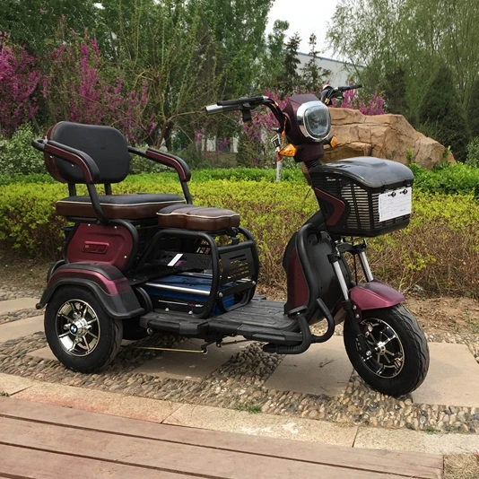 electric 2 seat cheap 4 wheels electric scooter fully enclosed mobility scooter