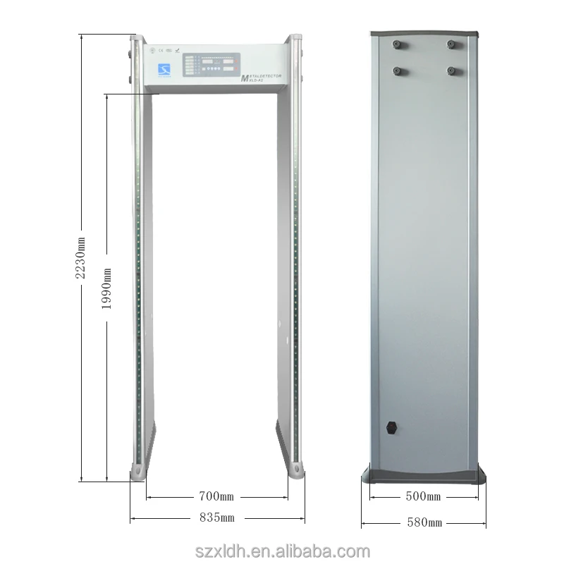
Best price securiey systems LED display walk through metal detector high sensitivity door frame metal detector 