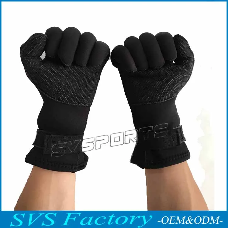 Номера скольжения и теплые водонепроницаемые перчатки из неопрена