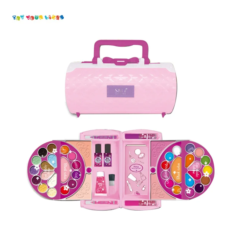 EPT Toys Fashion pretend play toy cosmetic beauty salon set girl toy makeup bag