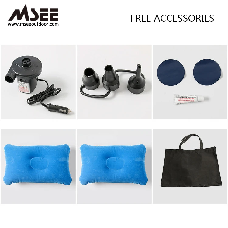 flocking plastic sex ari car bed inflatable air bed sofa kingcamp car back seat inflatable mattress