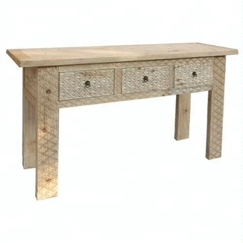 wood coffee table antique style wooden cabinet antique reproduction furniture wholesale with three drawers