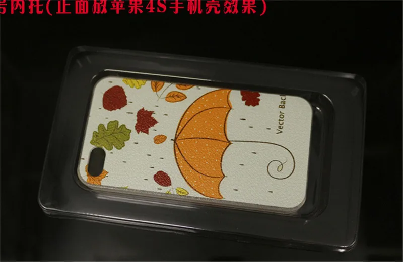 175*105*17mm phone Case Retail Packaging with blister Hang Hole blank Kraft Paper Package with PVC Window Pouch Case Box Package