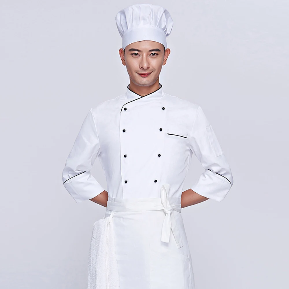 Китайский поставщик оптовая продажа классическая профессиональная белая кухонная форма