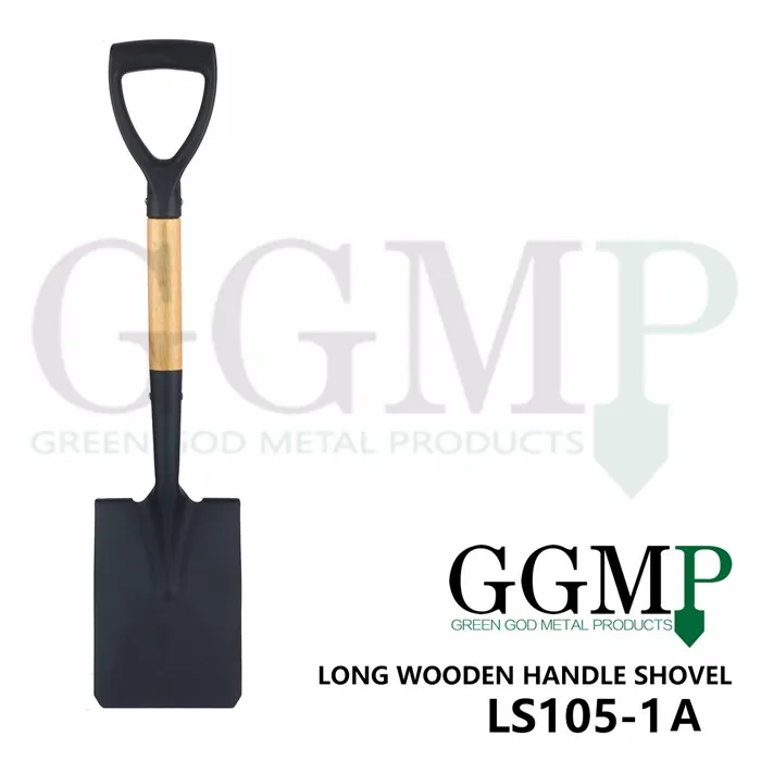 
Carbon steel agriculture farming wooden handle garden spade shovel 