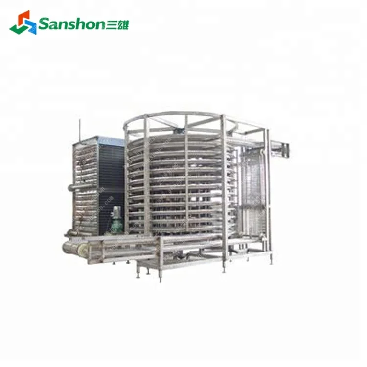 Hotsell SSF Type Air Blast Spiral Quick Freezer for Fish