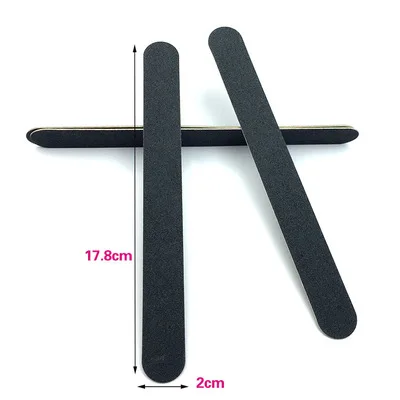 Cheap disposable custom printed round 80 100 120 150 180 240 wooden thin nail file nail