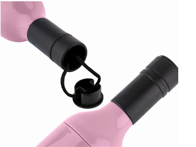 2021 hot sales custom personalized printing  promotion gifts 3 fold wine shape bottle umbrella