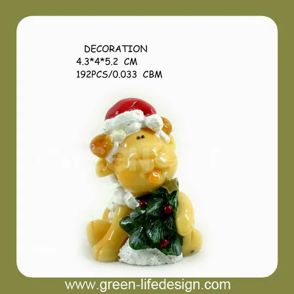 Смола ремесла Мини фигурки животных овец