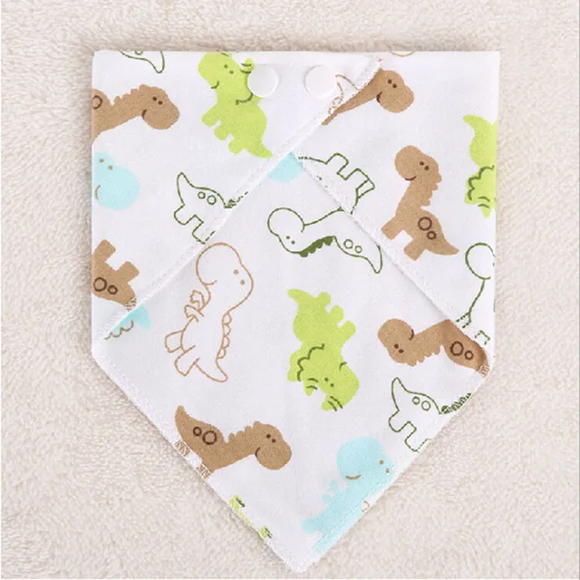 
Wholesale Stock Organic Cotton bandana Custom baby bibs baby bandana drool bibs 