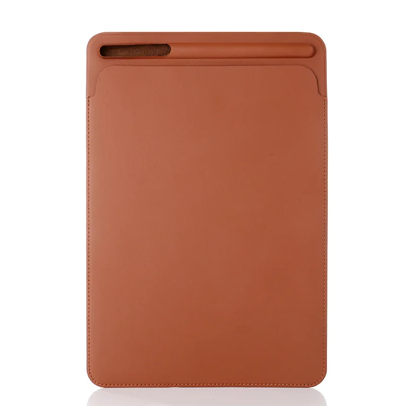 
New Luxury PU Leather Portable Sleeve Case for iPad 2/3/4 Mini 2/3/4 Pro 12.9 Pouch Bag Protective Cover with Pencil Holder 
