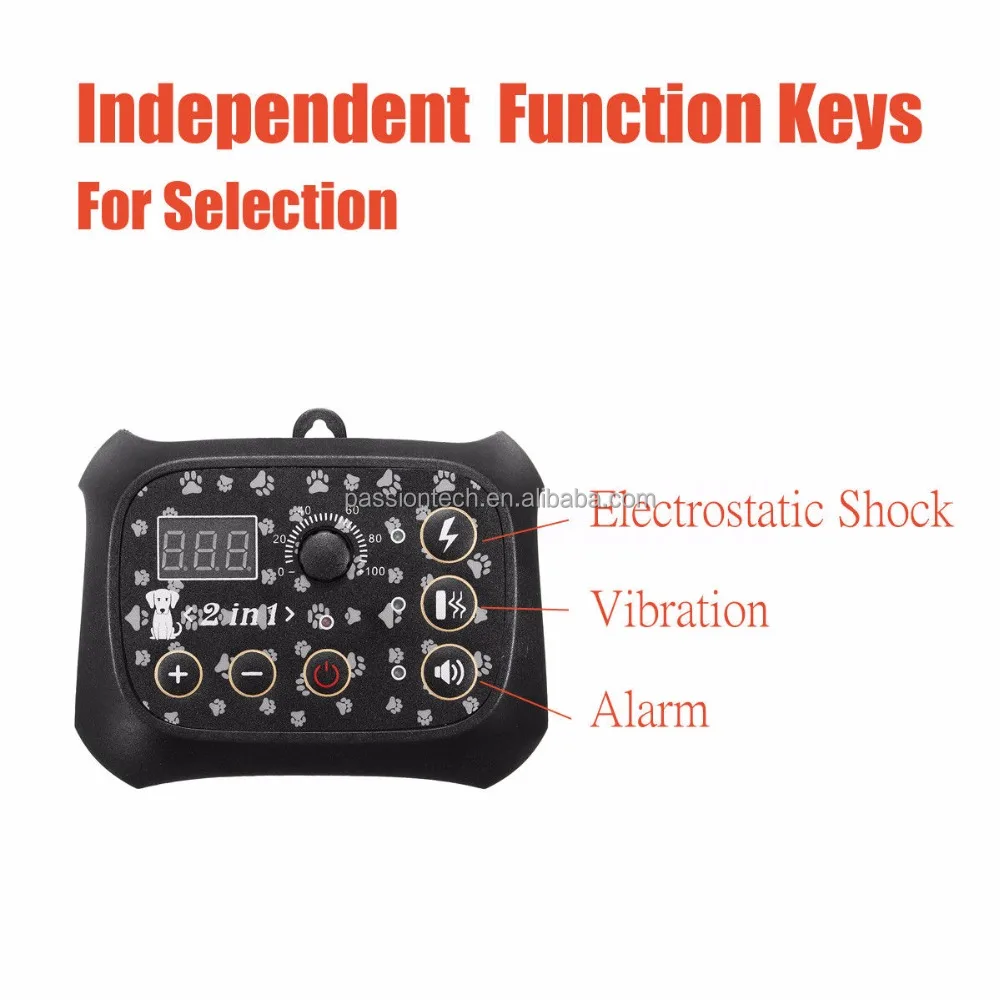 Kit Dressage Chien Cloture Sans Fil Anti Aboiement Rechargeable Collier Etanche TF68