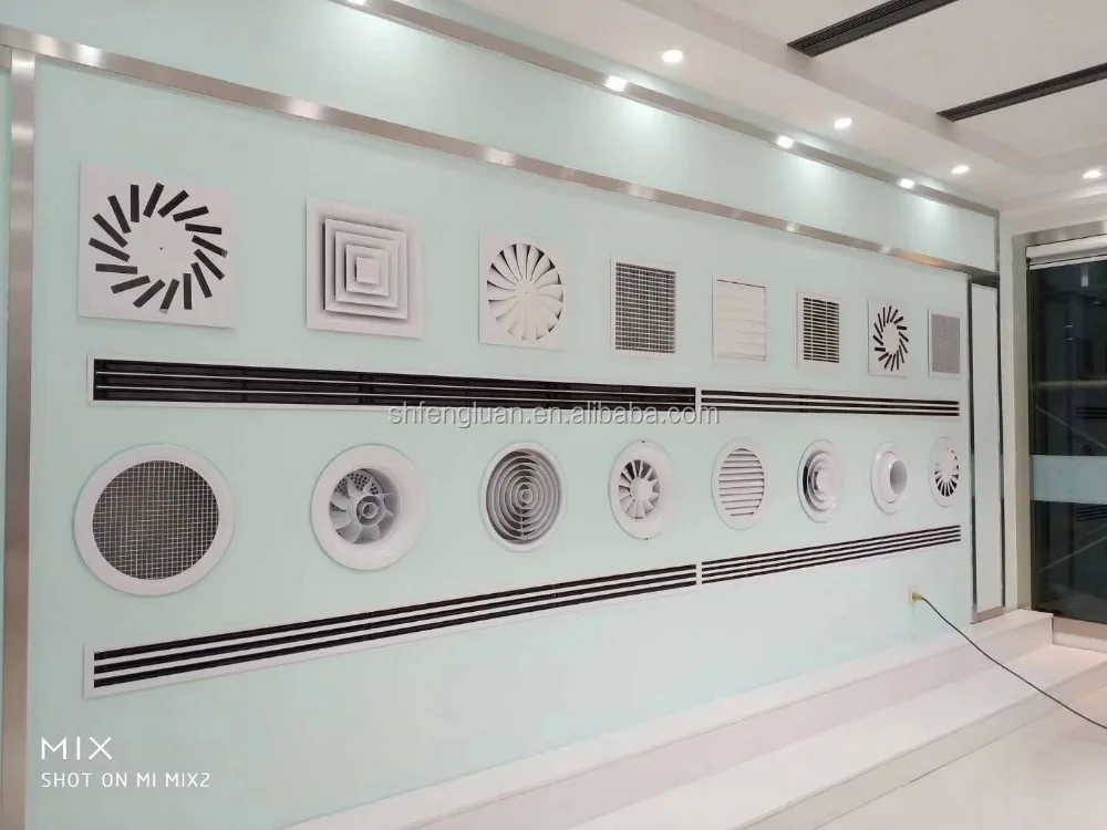 Aluminum air return grille diffuser with obd