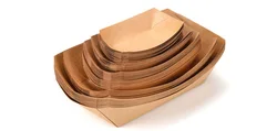 Biodegradable paper food trays for cake packaging