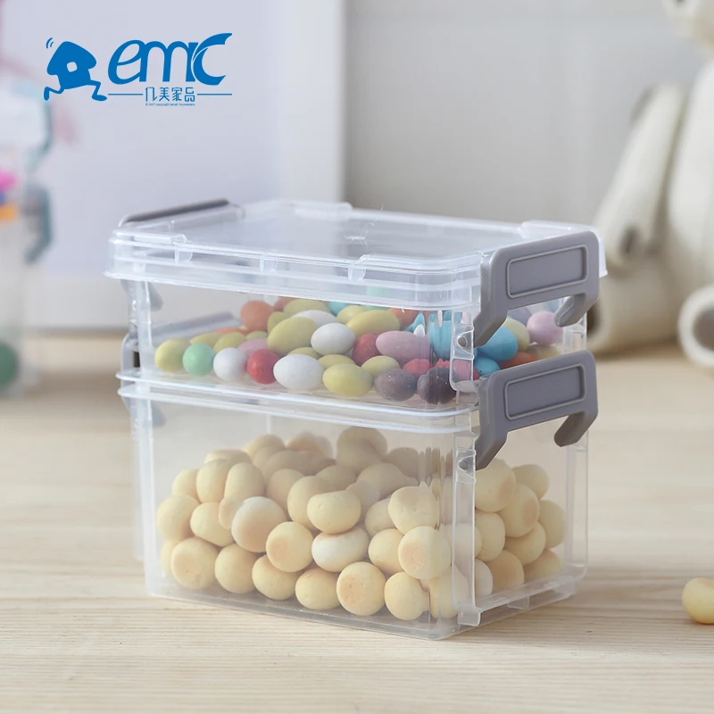 PP clear small keyway plastic desktop storage box