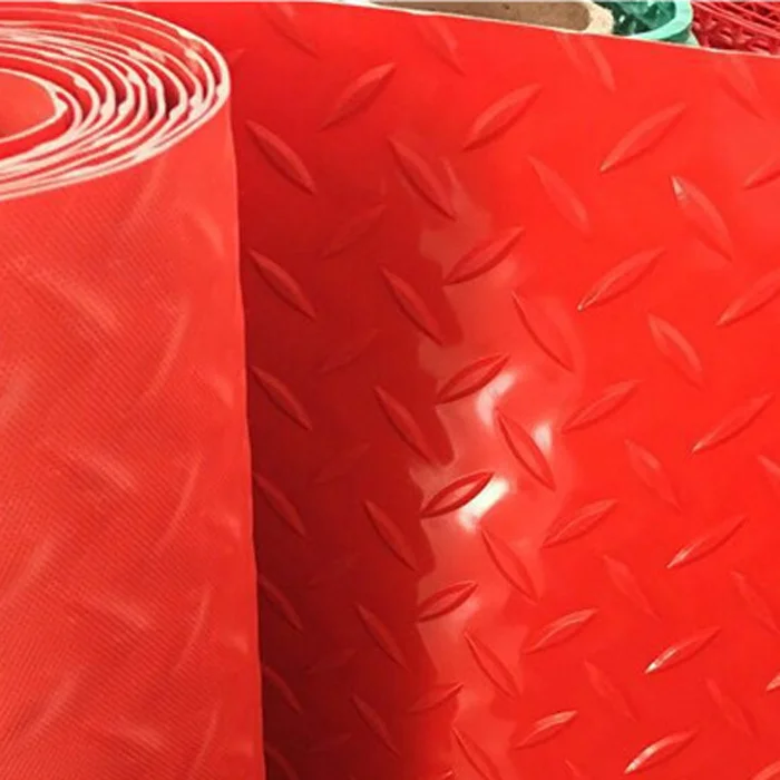Best selling cheap Waterproof anti slip pvc floor mat / Indoor outdoor PVC plastic garage floor mat