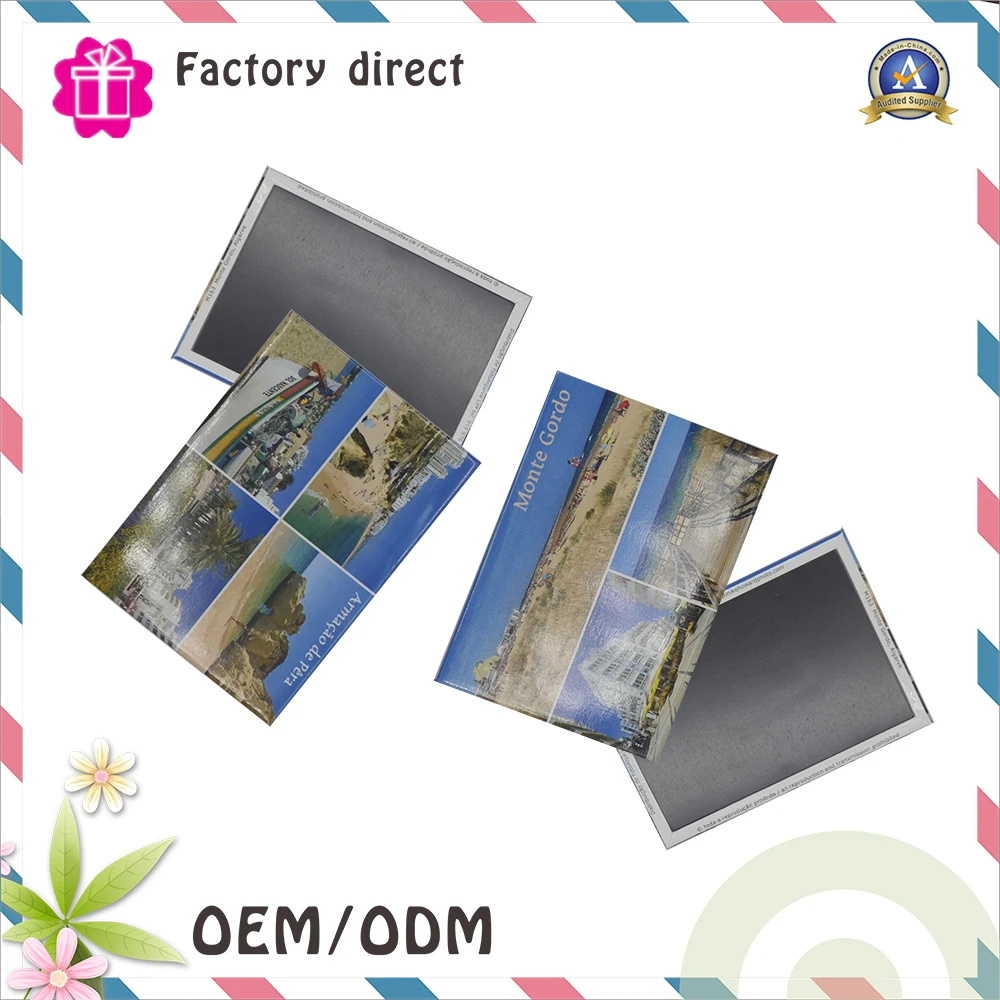 China Factory Tinplate Paper Epoxy Custom Fridge Magnet Bookmark