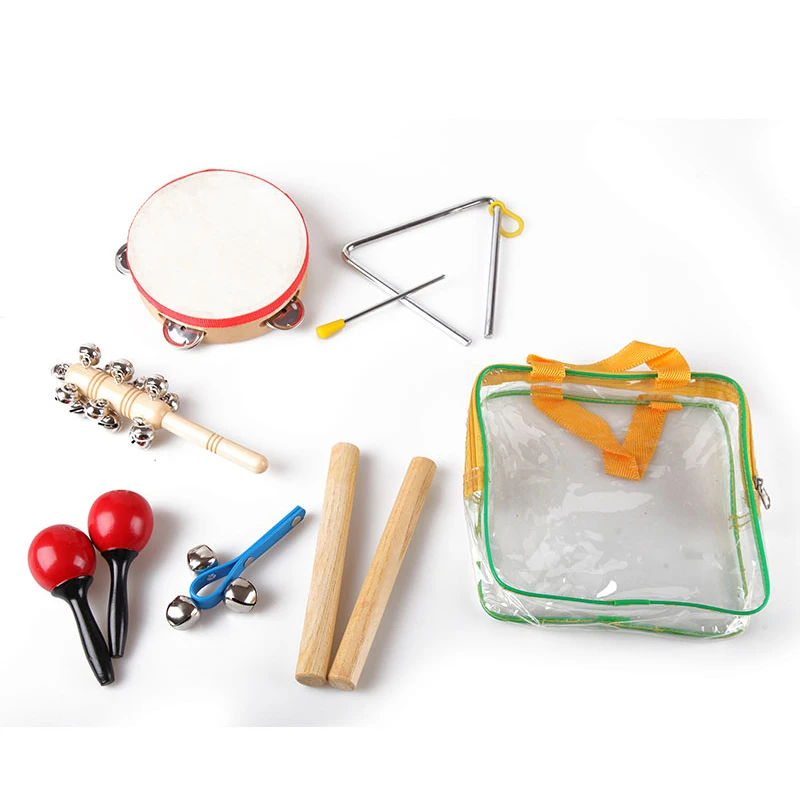Educational Musical Learning Instruments Toys Percussion Instrument Set With drum