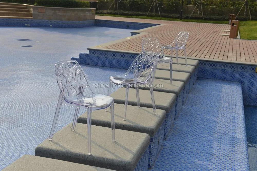 
Modern Design Plastic Crystal Chair Acrylic Chair Outdoor ChairPC-107A 
