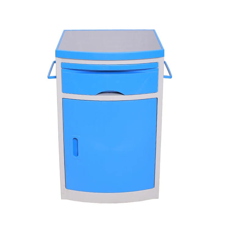 High Quality Portable Dismantle Simple ABS Hospital Medicine Bedside Cabinet