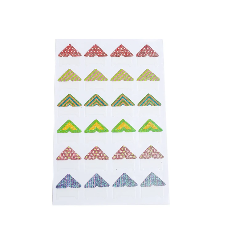 Mixed Color Custom Decorative Transparent PVC Self-Adhesive Photo Corner Stickers