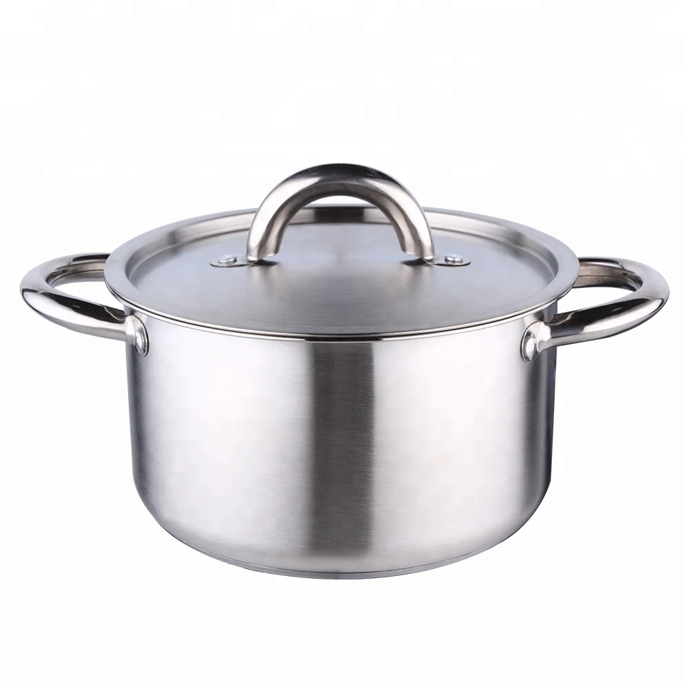 Free Sample Cook Ware Cookware Cocina Olla De Caserole Cooking Pots Camping Stainless Steel Frying Pan Casserole Kitchen Pot Set