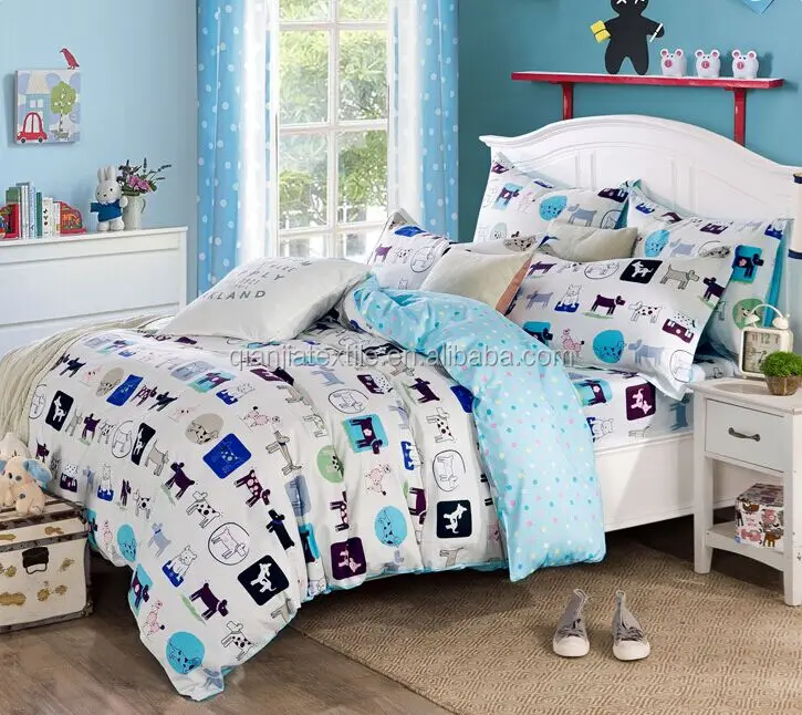 wholesale china supplier home textile cotton fabric reactive print duvet cover/quilt/bed sheet/comforter/european pillow