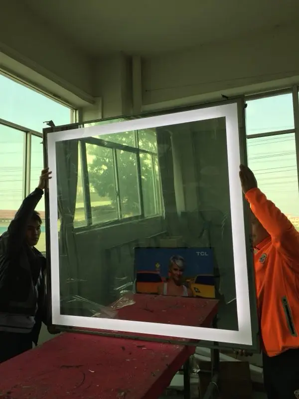 Hot Sale Modern Bathroom LED Backlit  Mirror With Magnifier