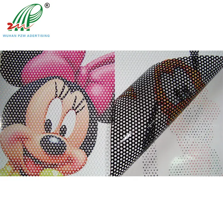 Digital Inkjet One Way Vision Protective Vinyl Film, Plastic Car Window Sticker