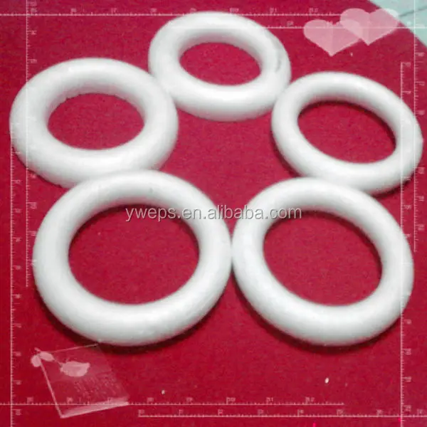 styrofoam heart wreath