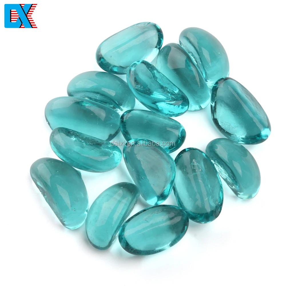 
Supply Sea Glass Pebbles colored glass pebble Glass Gems 
