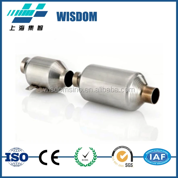 Housing metallic monolith catalyst for sport car