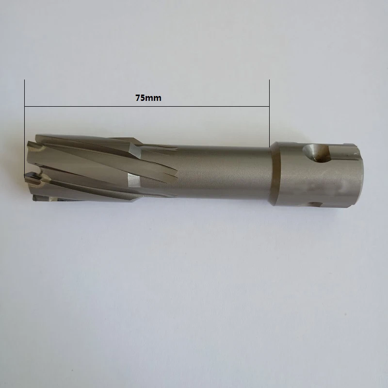 
75mm TCT drilling holes broaching magnetic annular cutter 