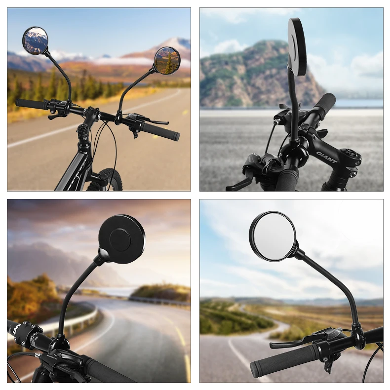 WEST BIKING MTB Mirror Cycling Frame Tires Mirror Aluminium Other Bicycle Accessories Bike Cycling Bicicleta Rearview Mirror