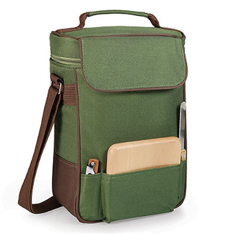 Customized eco friendly beach bag with bottle cooler