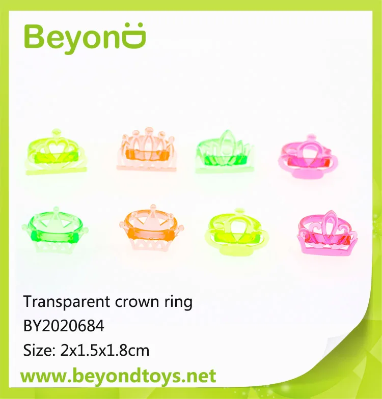Cheap Plastic Jewelry Diamond Ring Toy