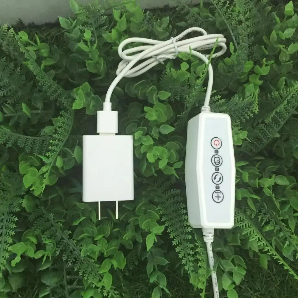 Светодиодная лампа полного спектра для выращивания растений, лампа для гидропонных систем с двойной головкой для садоводства, комнатных растений, 2019