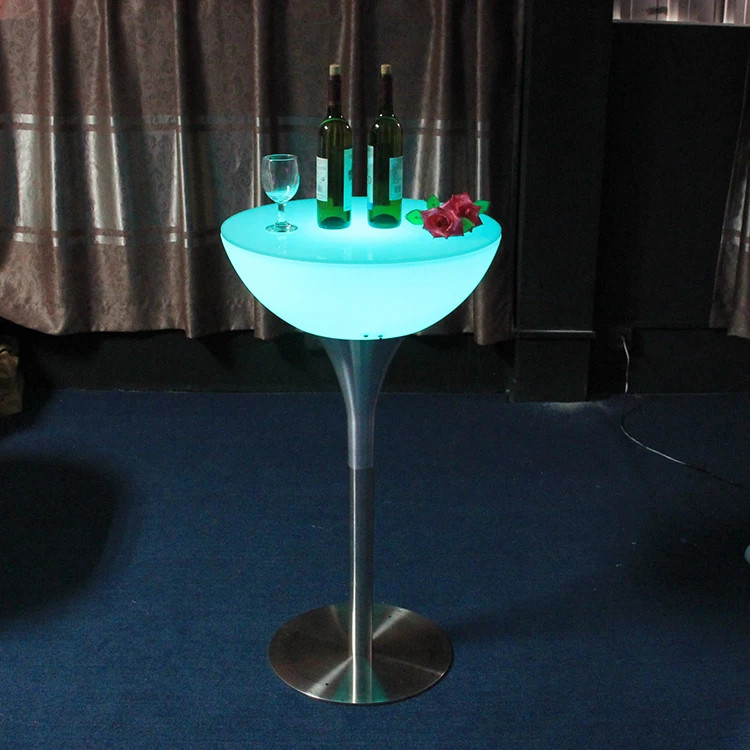 Modern Fashionable Design Cocktail Furniture Bar Led Cocktail Table
