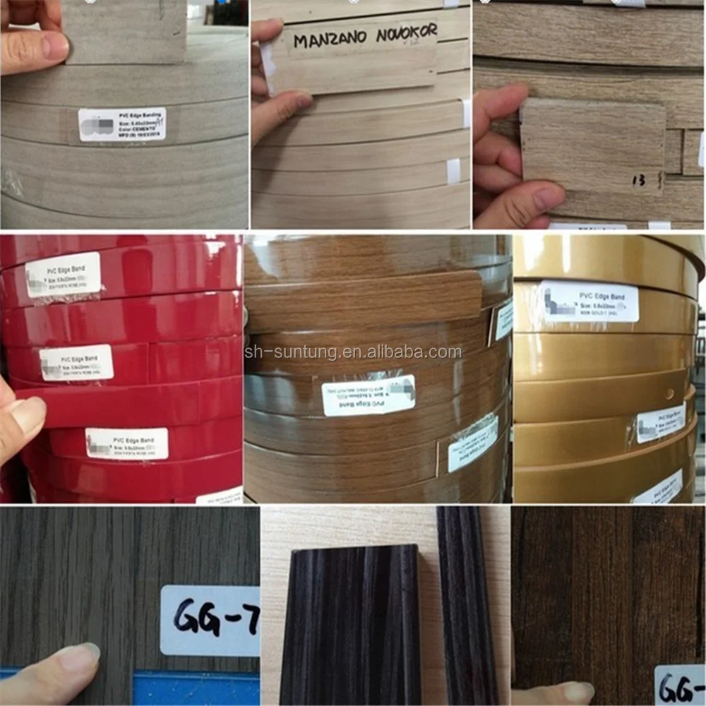 high gloss acrylic panel pvc edging strip/rubber edge trim for table