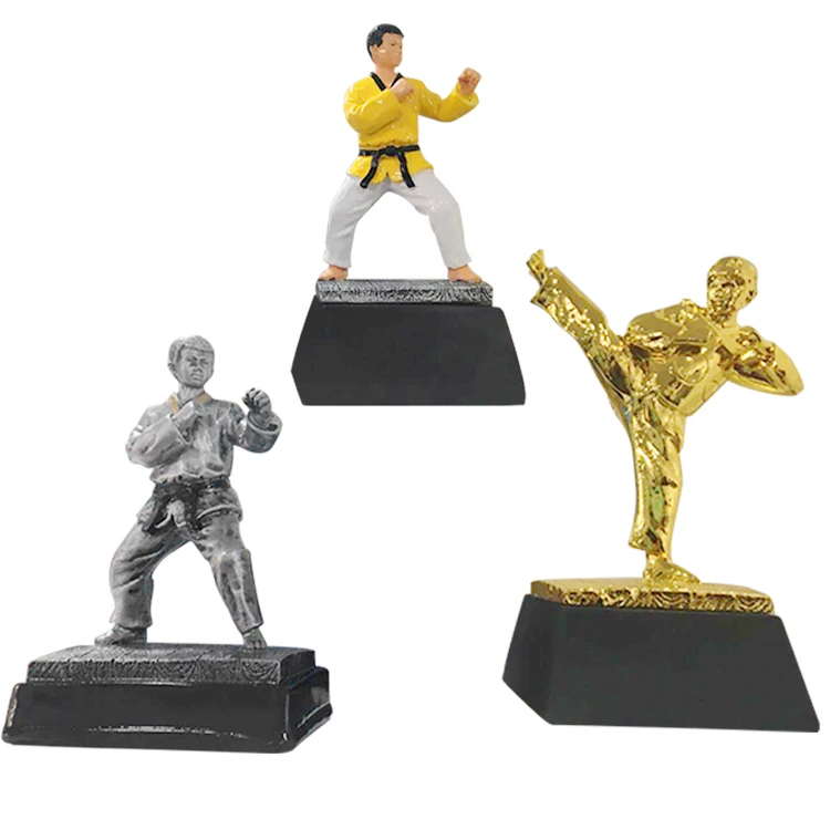 Cheap Wholesale Plastic Taekwondo Trophy Cup Kickboxing Trophies