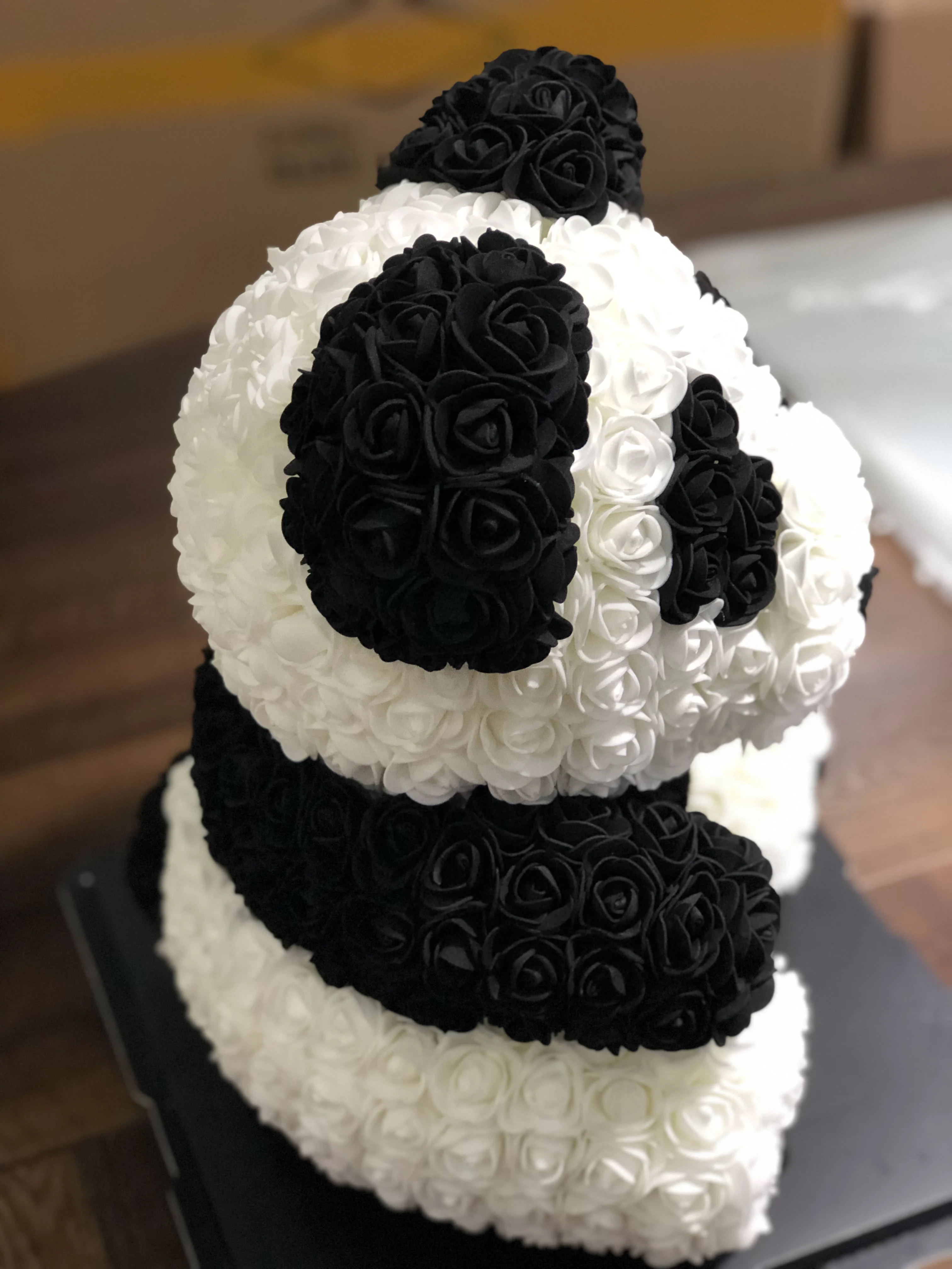 
The Cutest Animal In The World Panda Valentines Day Gift Artificial Flower Rose Panda 