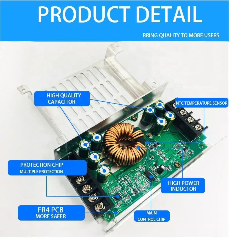 Преобразователь питания WS1224T0530, IP 68, заводская цена, 12 В/24 В постоянного тока в 5 В, 30 А, 150 Вт