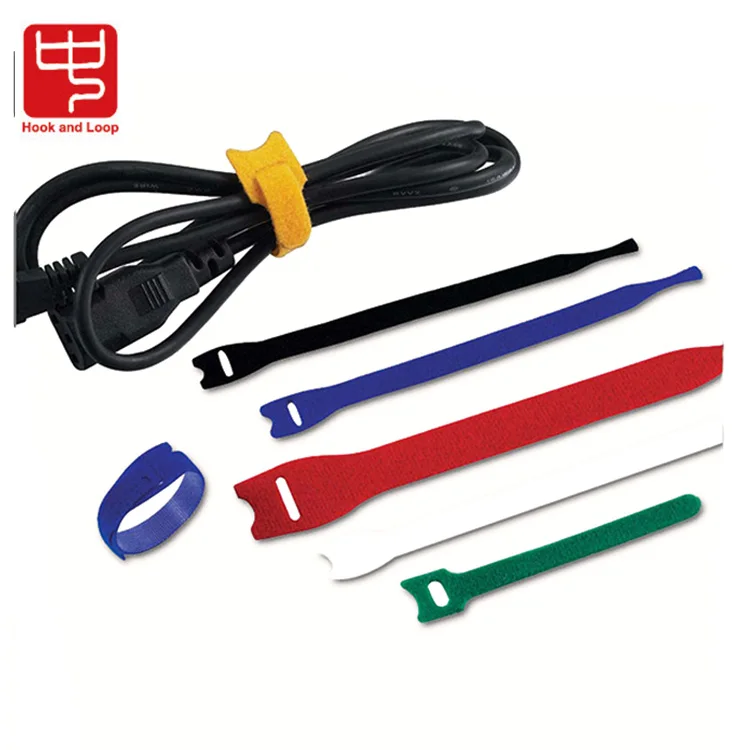 Customizable Self-gripping Double Side Hook and Loop Cable Tie Fastener