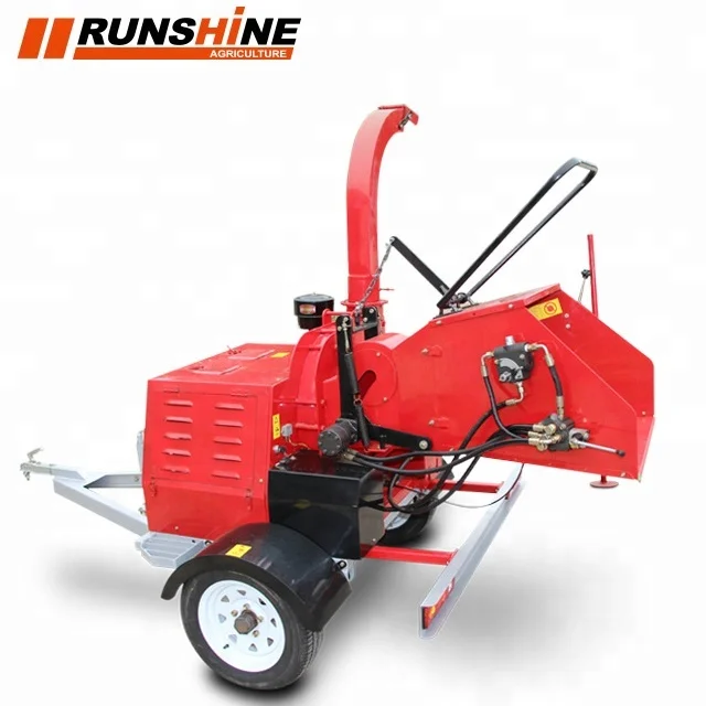 CE approved forestry machinery 22hp cheap diesel wood chipper