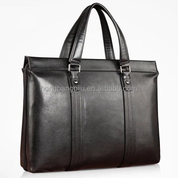 New style 100% handmade mens genuine leather messenger bag in handbag for business man