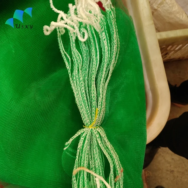70*90cm 80*100cm 90*110cm UV green monofilament net bag packing pe date mesh bags for date palm