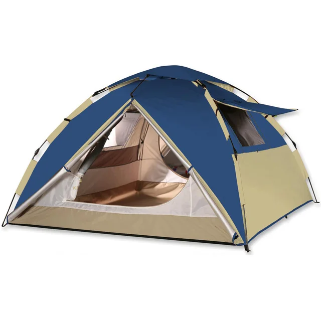 
Family 3-4 Person 3 Season Waterproof Tent Outdoor Portable Tent Automatic Double Layer Camping Tents 