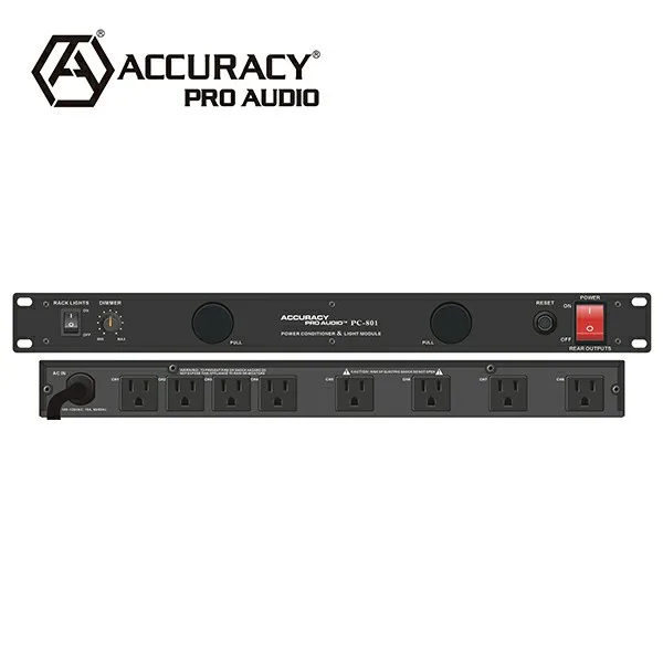 Accuracy Pro Audio PC-801 Professional Power Distributor Processor